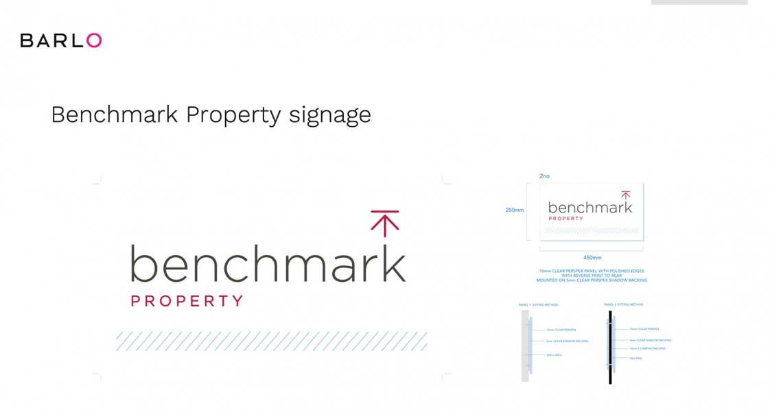 Benchmark Property signage